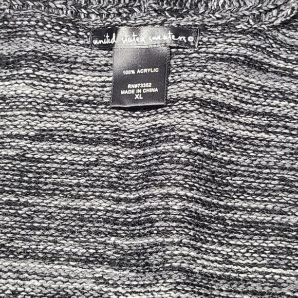 United States Sweater sleeveless open cardigan XL - Picture 8 of 11
